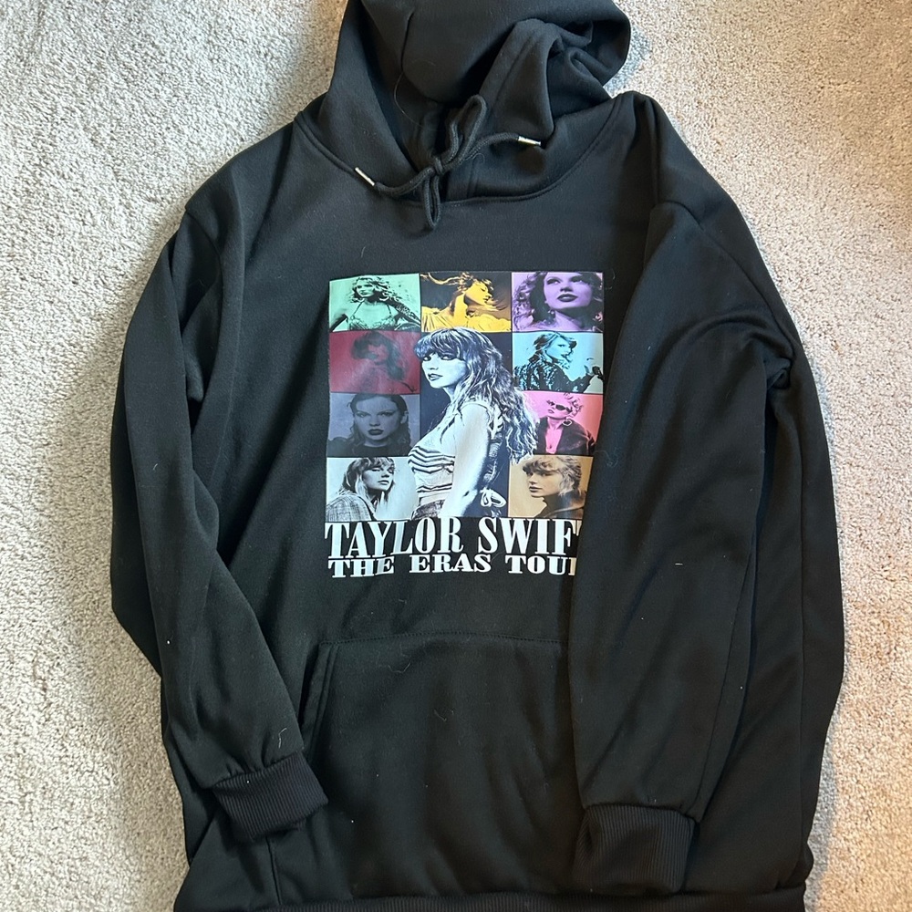 Black Graphic Hoodie